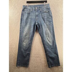 Levis 514 Mens Straight Fit Jeans 34x32 Medium Wash Denim